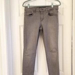 Faded gray skinny jeans